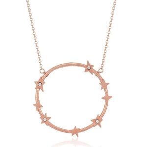 Dogeared Infinity Star Halo Chain Necklace